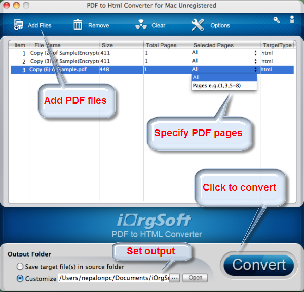 iorgsoft pdf to html converter mac