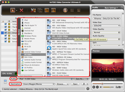 ImTOO Video Converter Ultimate for Mac