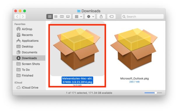 Come installare Malwarebytes su Mac per scansionare e rimuovere Malware "width =" 610 "height =" 384 "class =" aligncenter size-large wp-image-88187 "/> </p>
<li> Nella schermata di installazione di Malwarebytes, scegli Continua e leggi le note di rilascio e i termini della licenza </li>
<p> <img decoding=